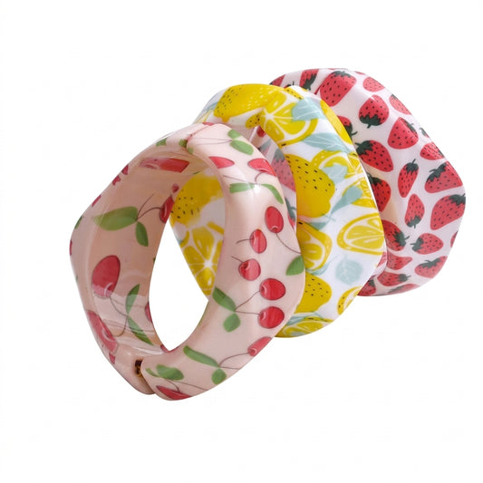 Fruit Loop Bangle Bracelet - Enhanced Studio Photo