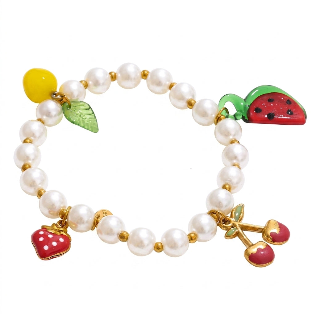 Fruity Pearl Pop Bracelet - Enhanced Studio Photo
