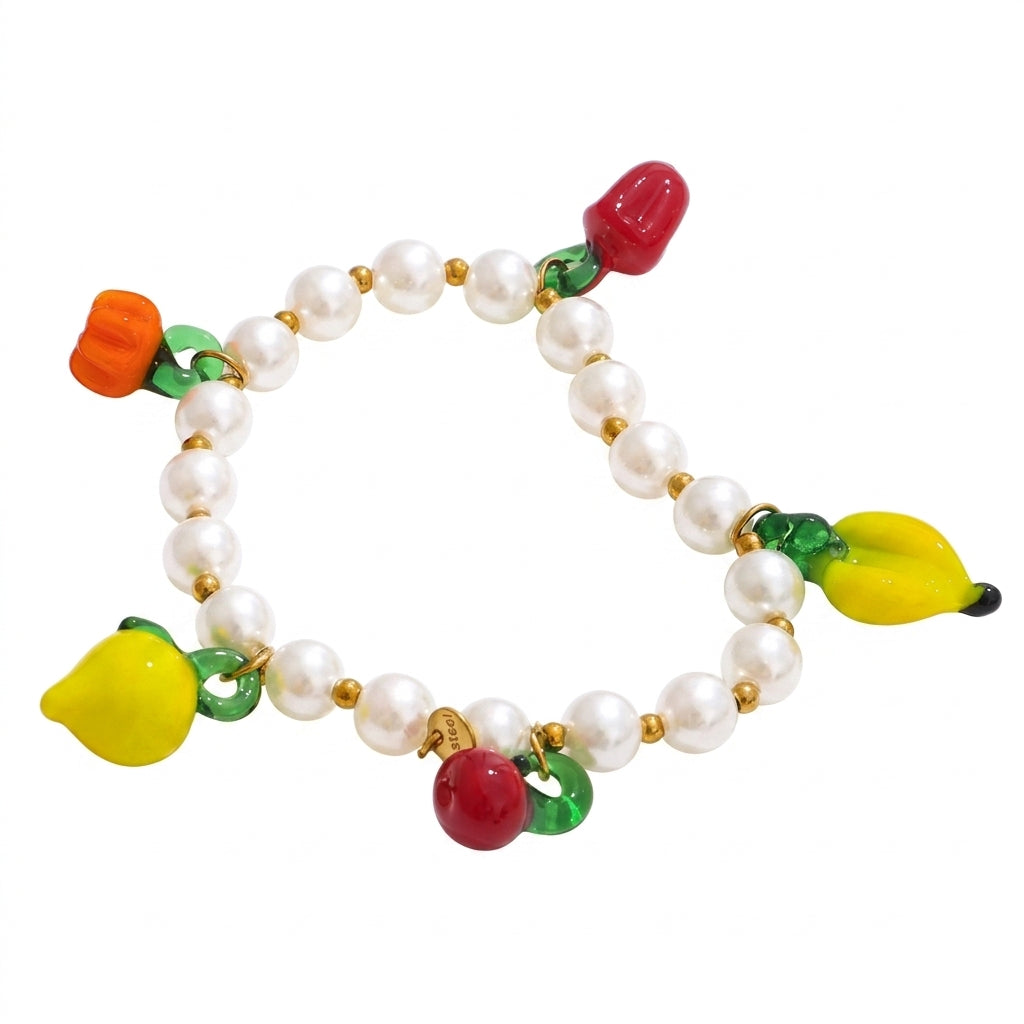 Fruity Pearl Pop Bracelet - Enhanced Studio Photo