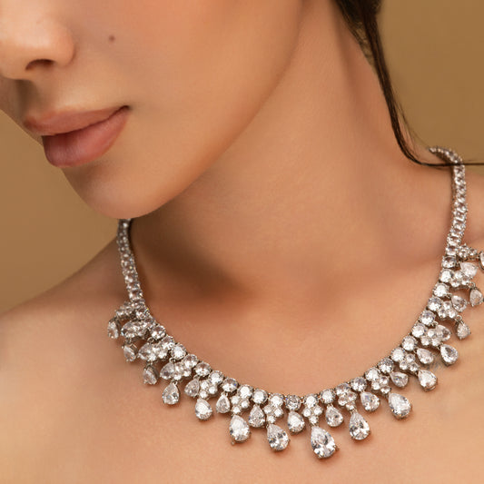 Moonlight Majesty Necklace & Earrings Set