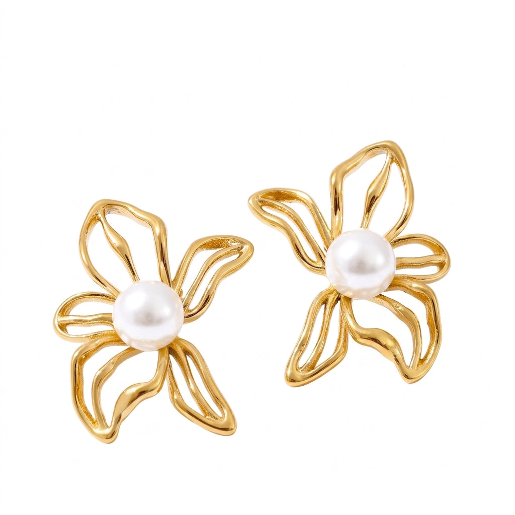 Bloomlight Studs Earrings - Enhanced Studio Photo