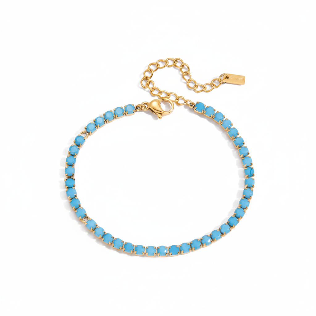 Double Layer Heart Link Bracelet