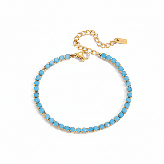 Double Layer Heart Link Bracelet