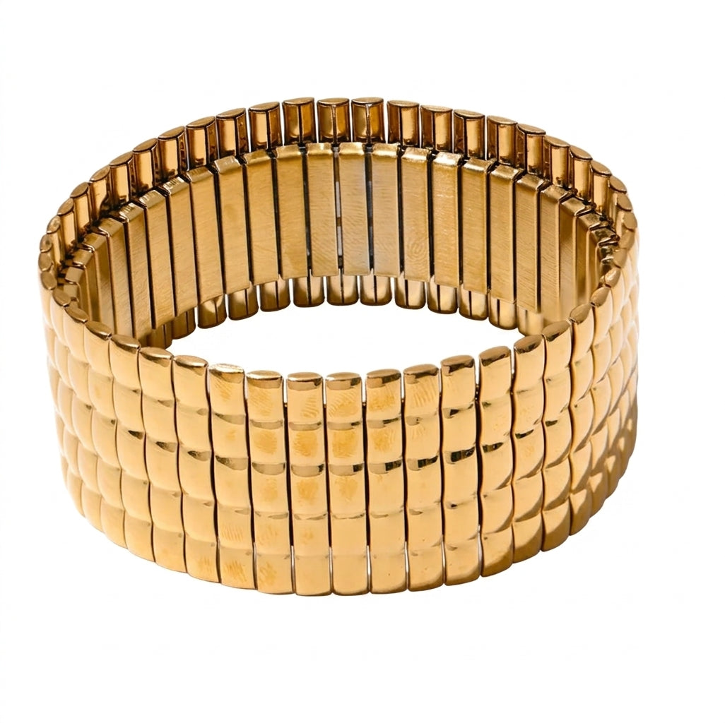 Golden Flex Bracelet - Enhanced Studio Photo