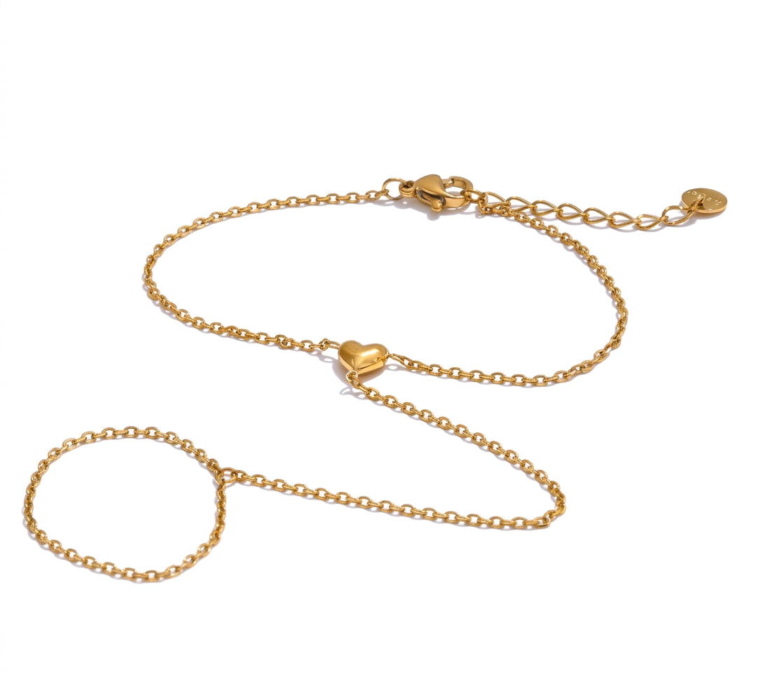 Heart Hand Chain - Enhanced Studio Photo