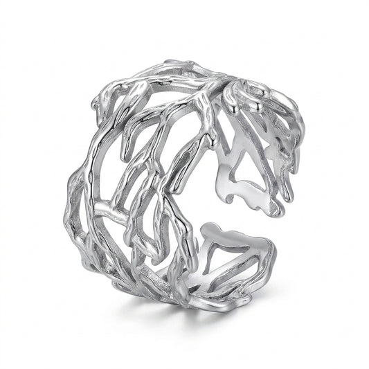 Willow Whisper Ring - Enhanced Studio Photo