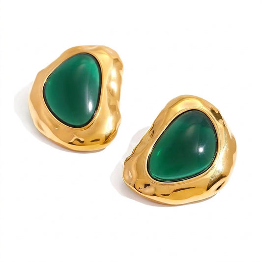 Emeraluxe Studs Studs Earrings - Enhanced Studio Photo