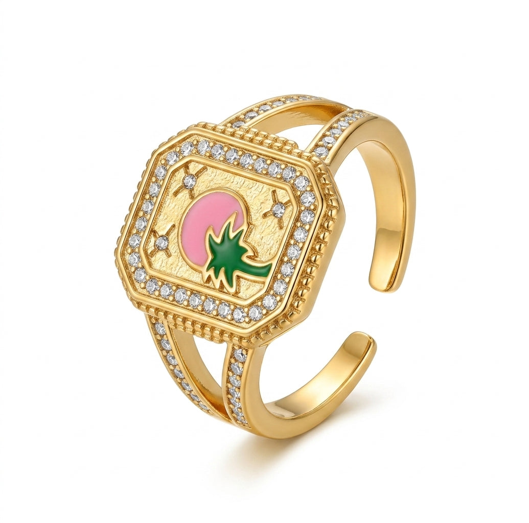 Palma Rosa Ring - Enhanced Studio Photo