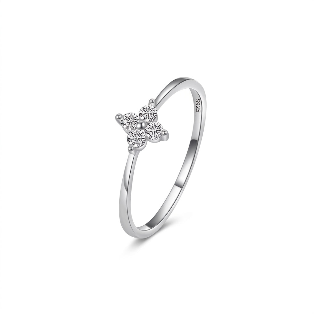 Fleur de Chance Silver 925 Rings - Enhanced Studio Photo