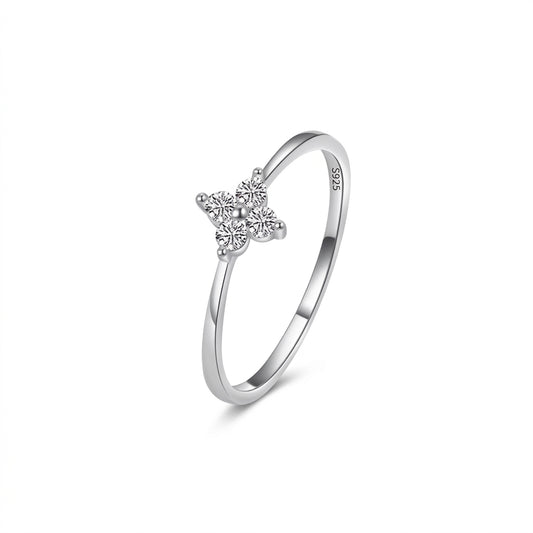 Fleur de Chance Silver 925 Rings - Enhanced Studio Photo