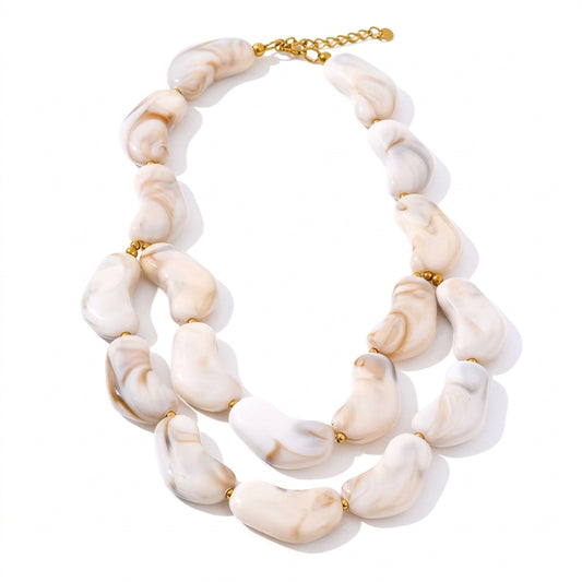 Amber Luxe Necklace - Enhanced Studio Photo