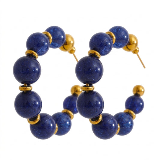 ColorPop Hoops Earrings - Enhanced Studio Photo