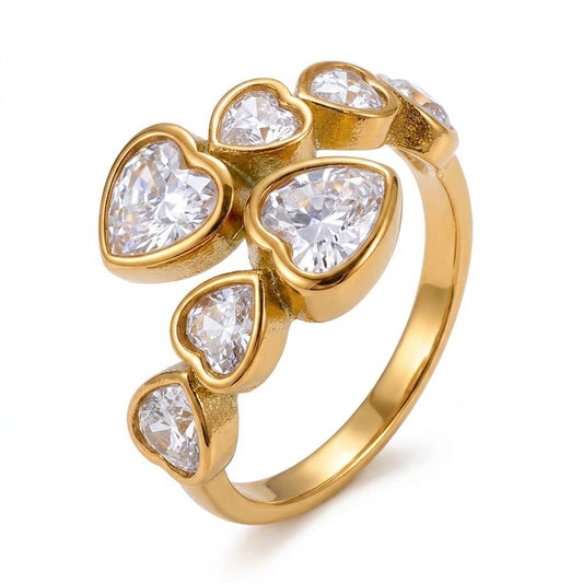 Lumi Heart Ring - Enhanced Studio Photo