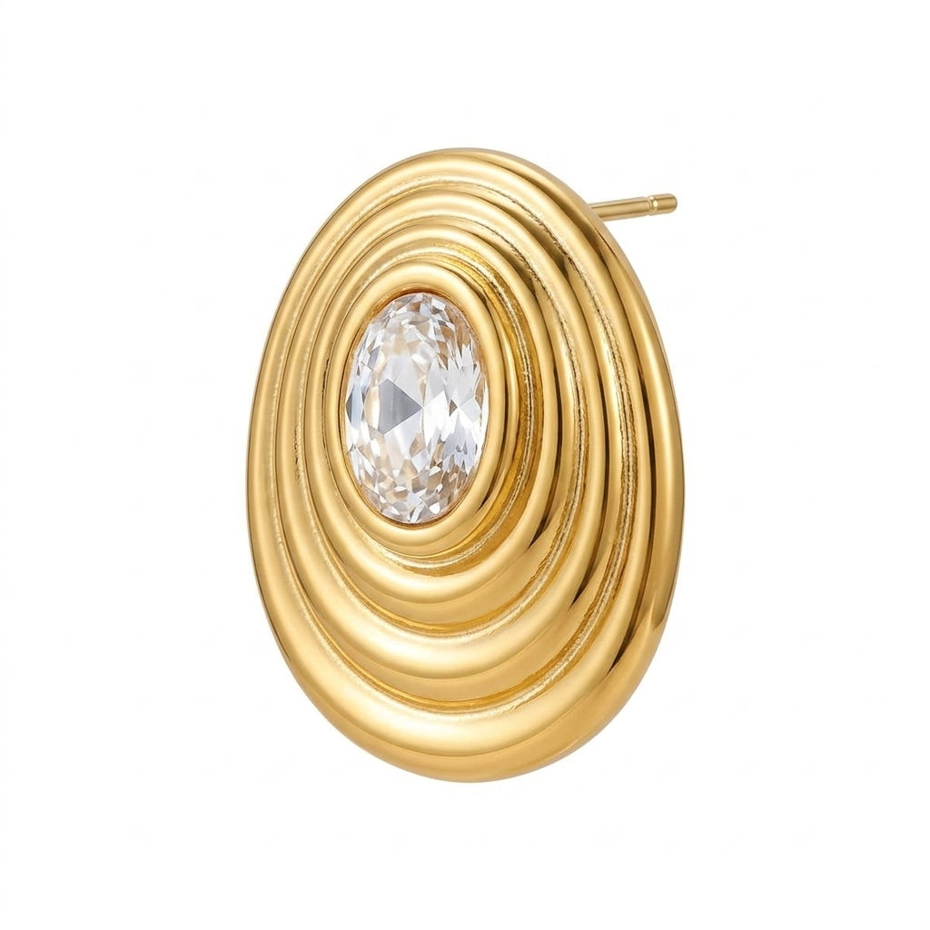 Regalia Oval Earrings - Enhanced Studio Photo