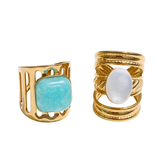 Vintage Aura Ring - Enhanced Studio Photo