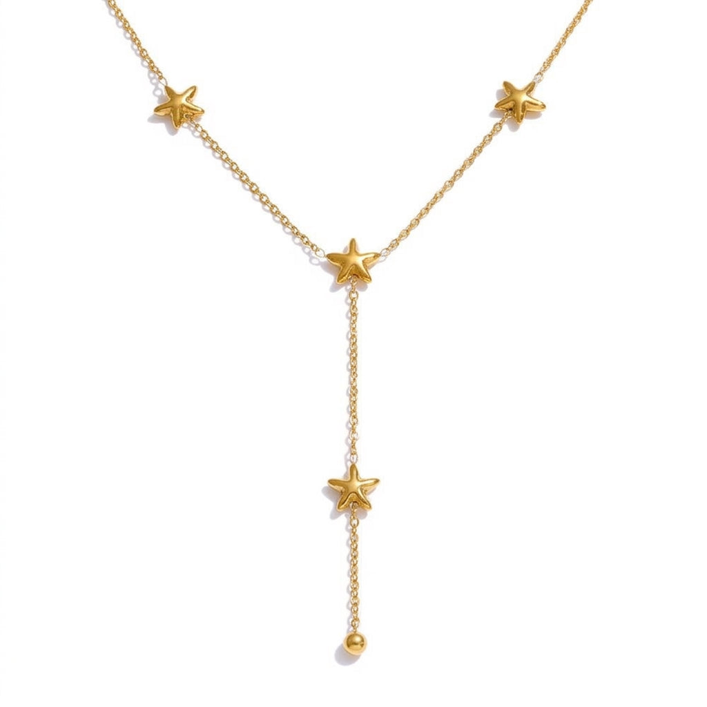 Starbeam Lariat Necklace - Enhanced Studio Photo