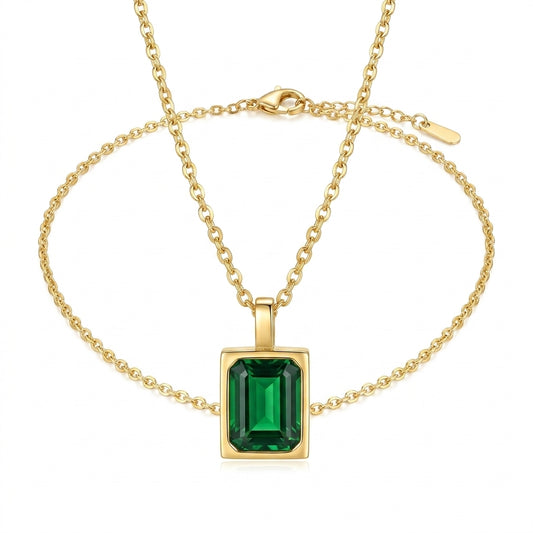 Delicate Crystal Baguette Hand Chain - Enhanced Studio Photo