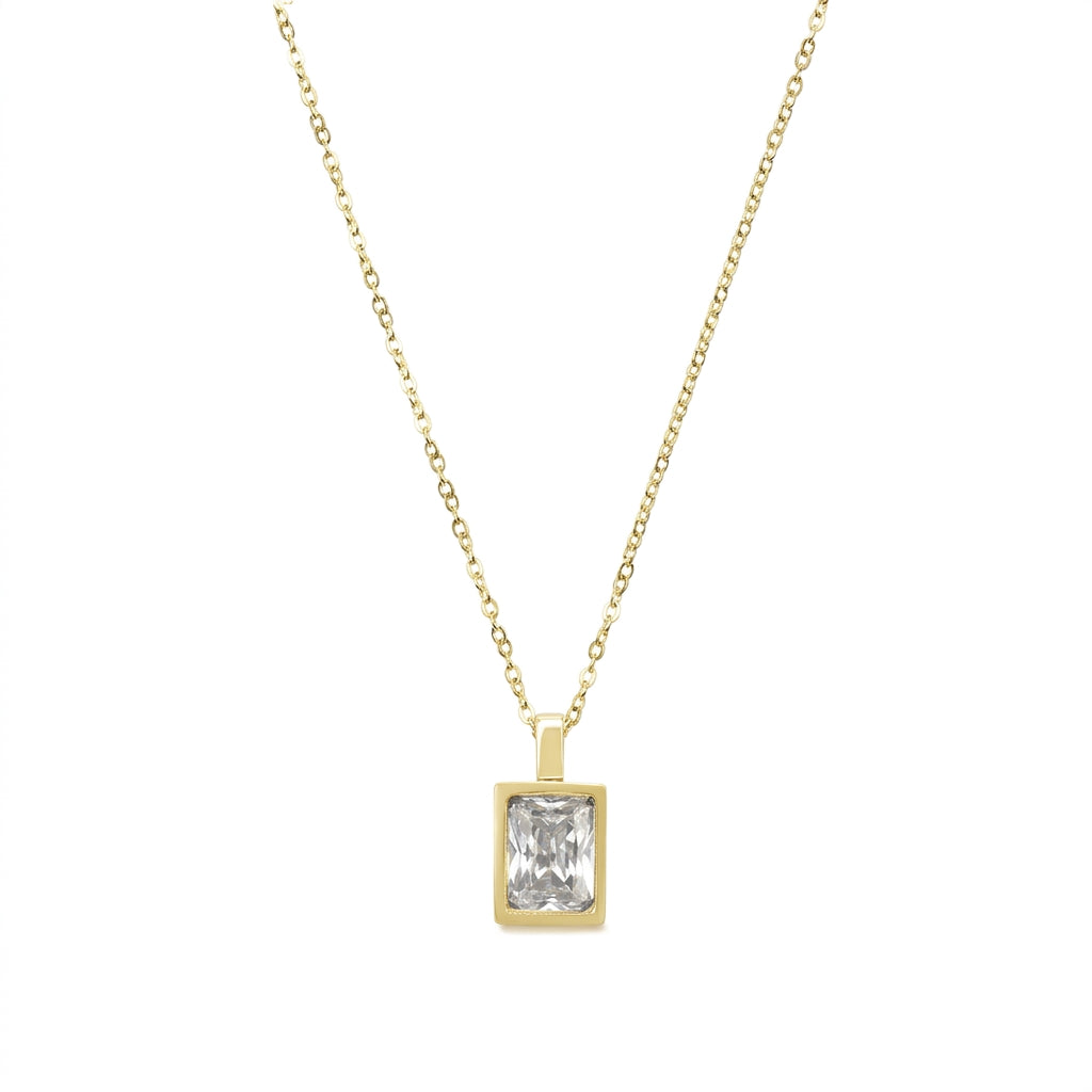Delicate Crystal Baguette Hand Chain - Enhanced Studio Photo