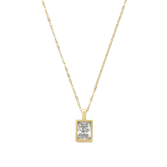 Delicate Crystal Baguette Hand Chain - Enhanced Studio Photo