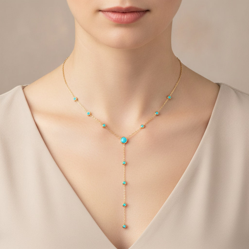 LD-SMR26-1100_Turquoise-Lariat model shot