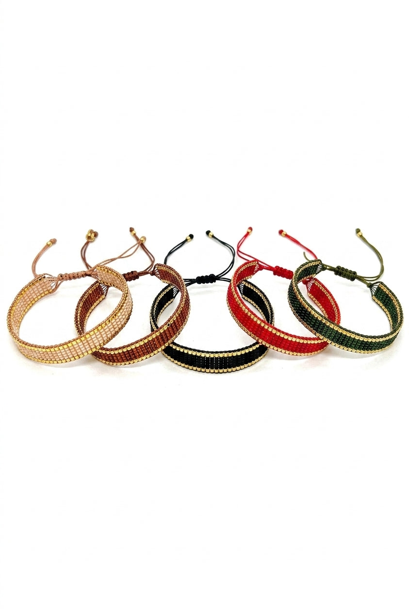 Simplicity Japanese Miyuki Beaded Bracelet I - Enhanced Studio Photo