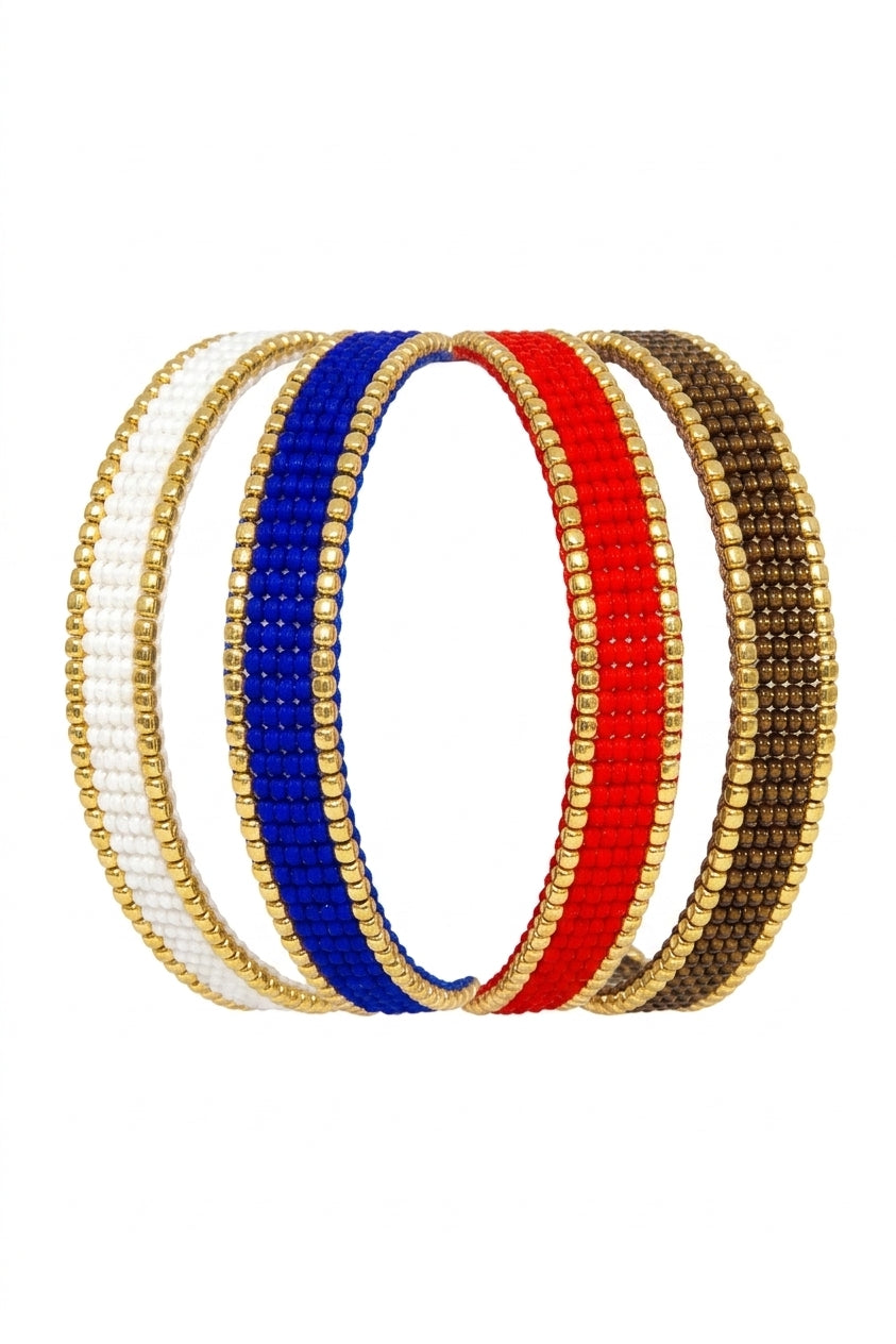 Simplicity Japanese Miyuki Beaded Bracelet II - Enhanced Studio Photo