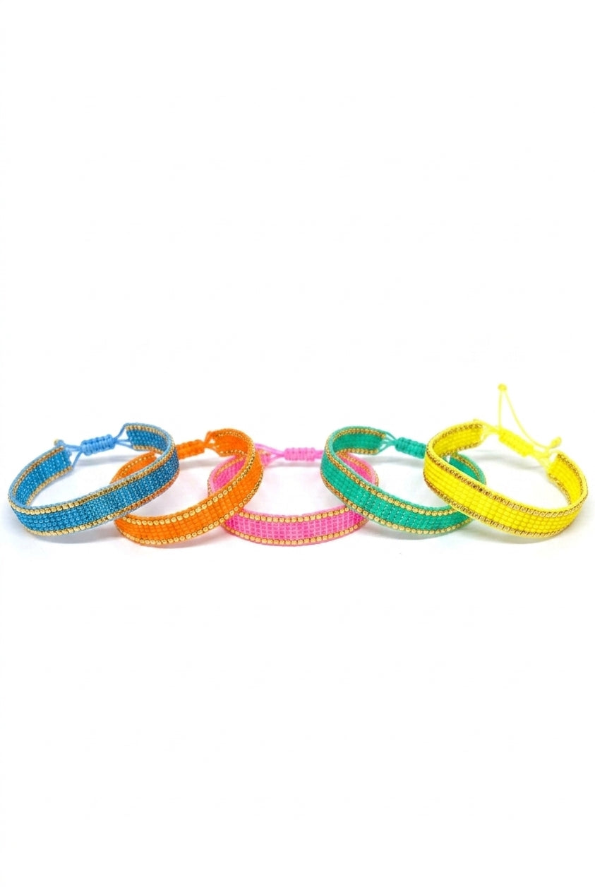 Simplicity Japanese Miyuki Beaded Bracelet III - Enhanced Studio Photo