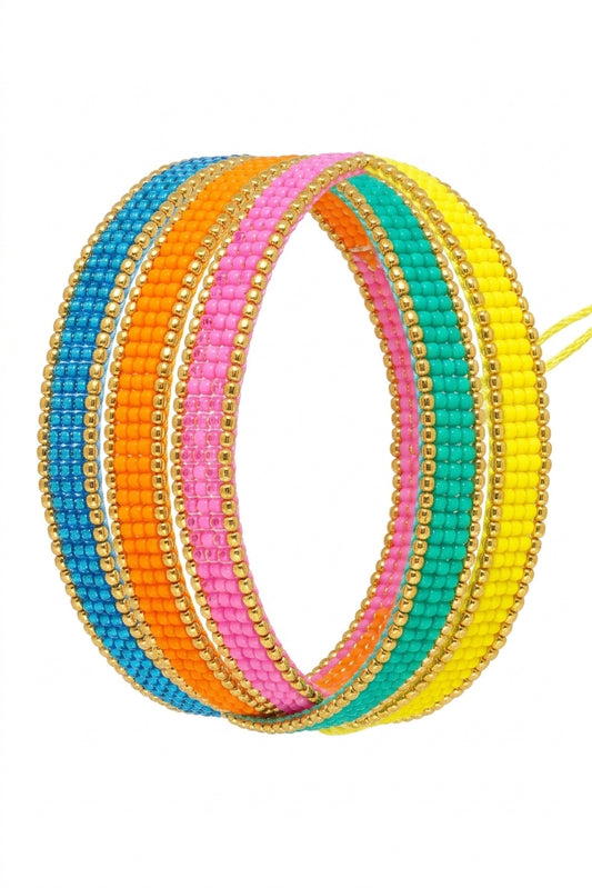 Simplicity Japanese Miyuki Beaded Bracelet III - Enhanced Studio Photo