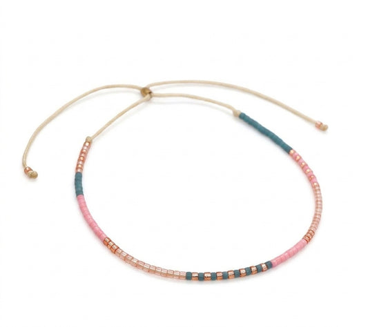 Summer Breeze Japanese Miyuki Bracelet - Enhanced Studio Photo