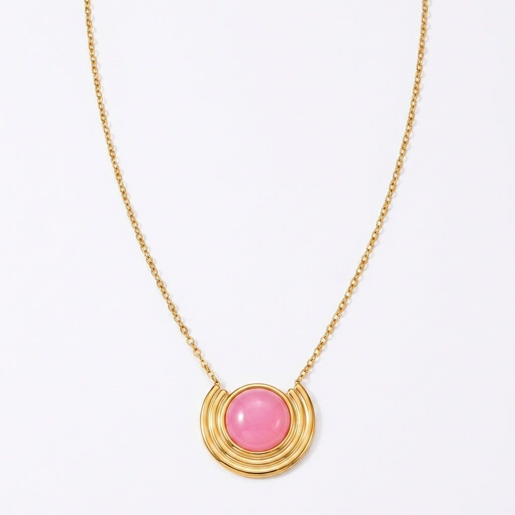 Luna Aura Necklace - Enhanced Studio Photo