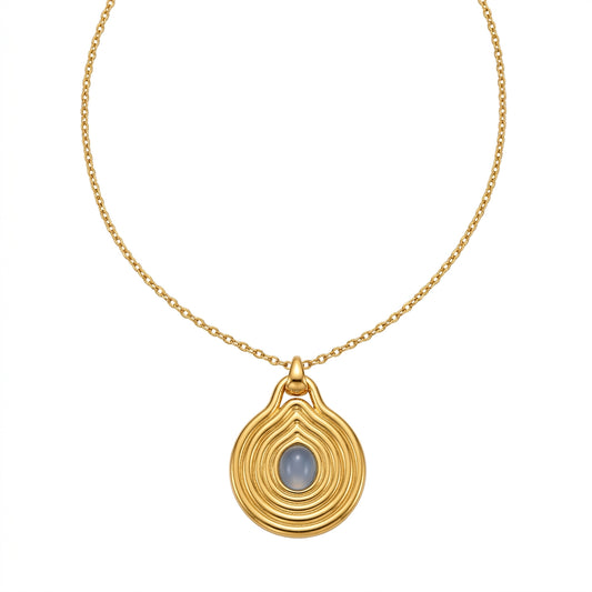 Luna Aura Necklace - Enhanced Studio Photo