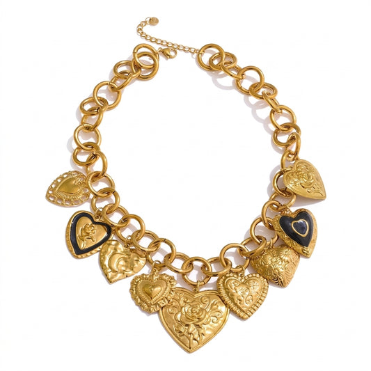 Golden Heirloom Necklace - Enhanced Studio Photo