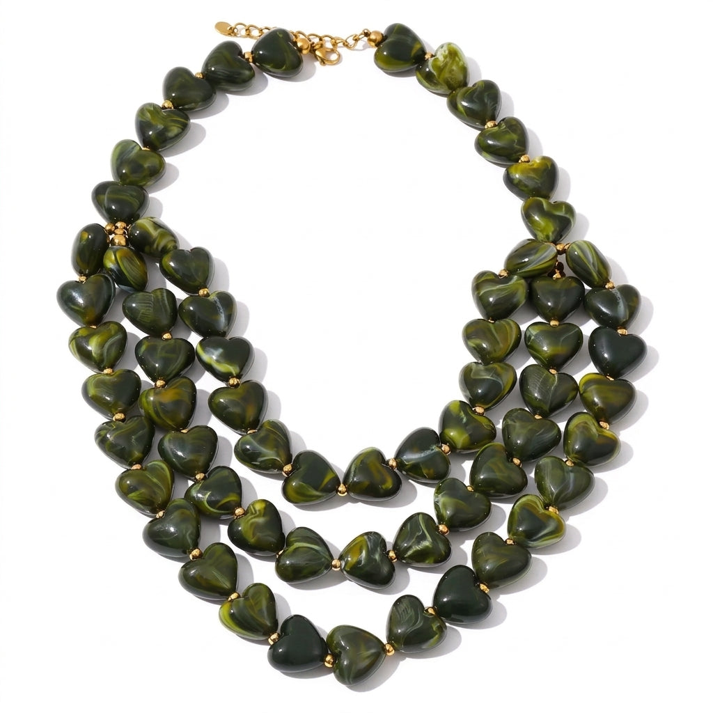 Amber Crush Necklace - Enhanced Studio Photo