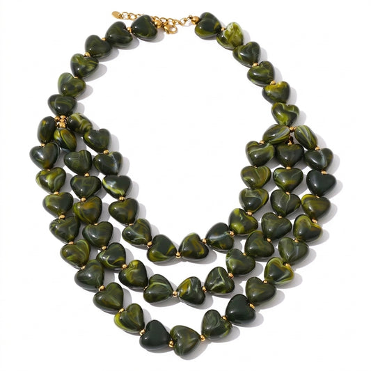 Amber Crush Necklace - Enhanced Studio Photo