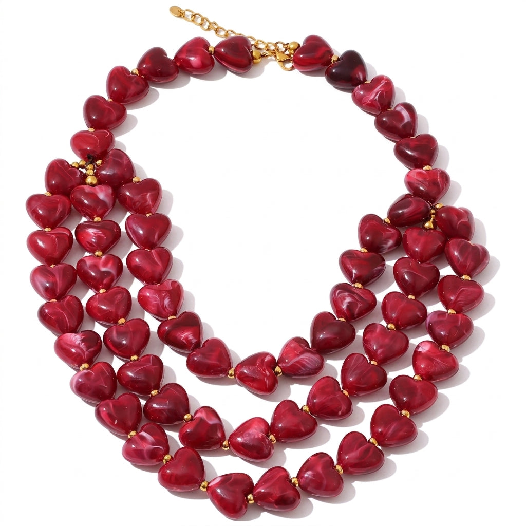 Amber Crush Necklace - Enhanced Studio Photo