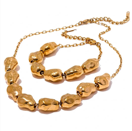 Orbital Geometric Ball Necklace - Enhanced Studio Photo