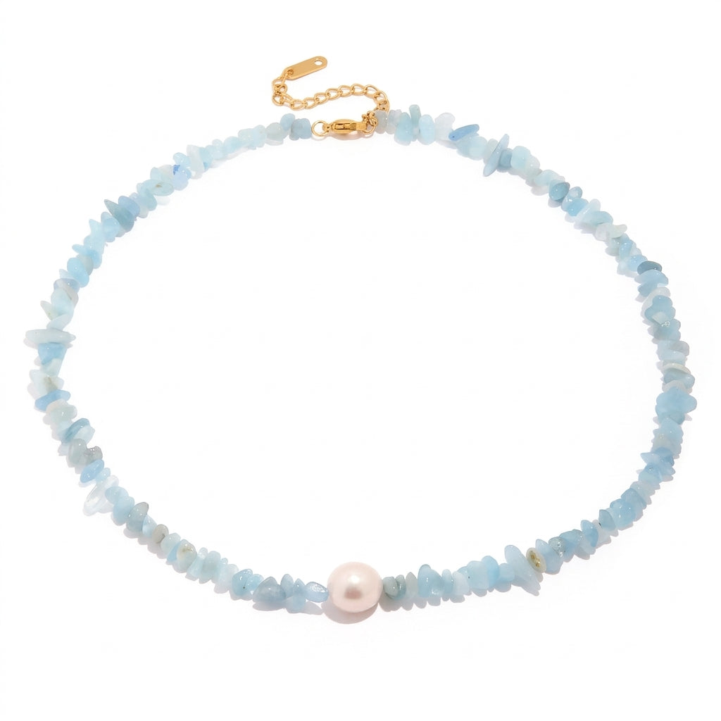 Ocean Muse choker Necklace - Enhanced Studio Photo