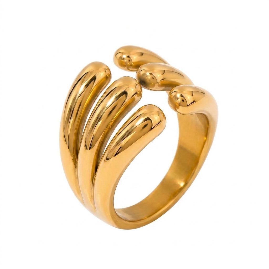 Aurora Bold Band Ring - Enhanced Studio Photo