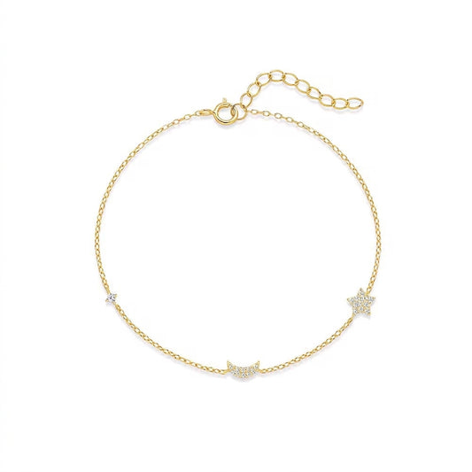 Celestia Glow Silver 925 Bracelet - Enhanced Studio Photo