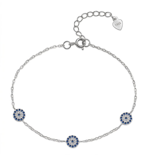 Elysian Eye Silver 925 Bracelet - Enhanced Studio Photo