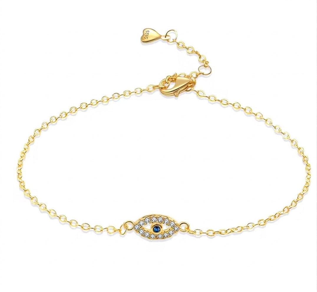 Sola Eye Silver 925 Bracelet - Enhanced Studio Photo