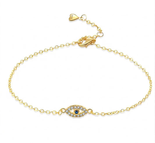 Sola Eye Silver 925 Bracelet - Enhanced Studio Photo