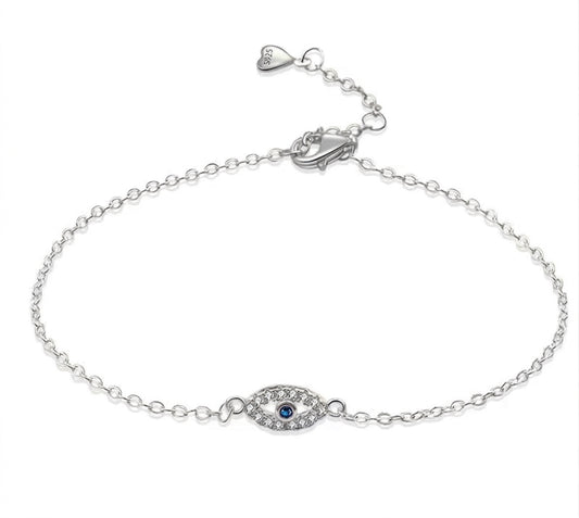 Sola Eye Silver 925 Bracelet - Enhanced Studio Photo