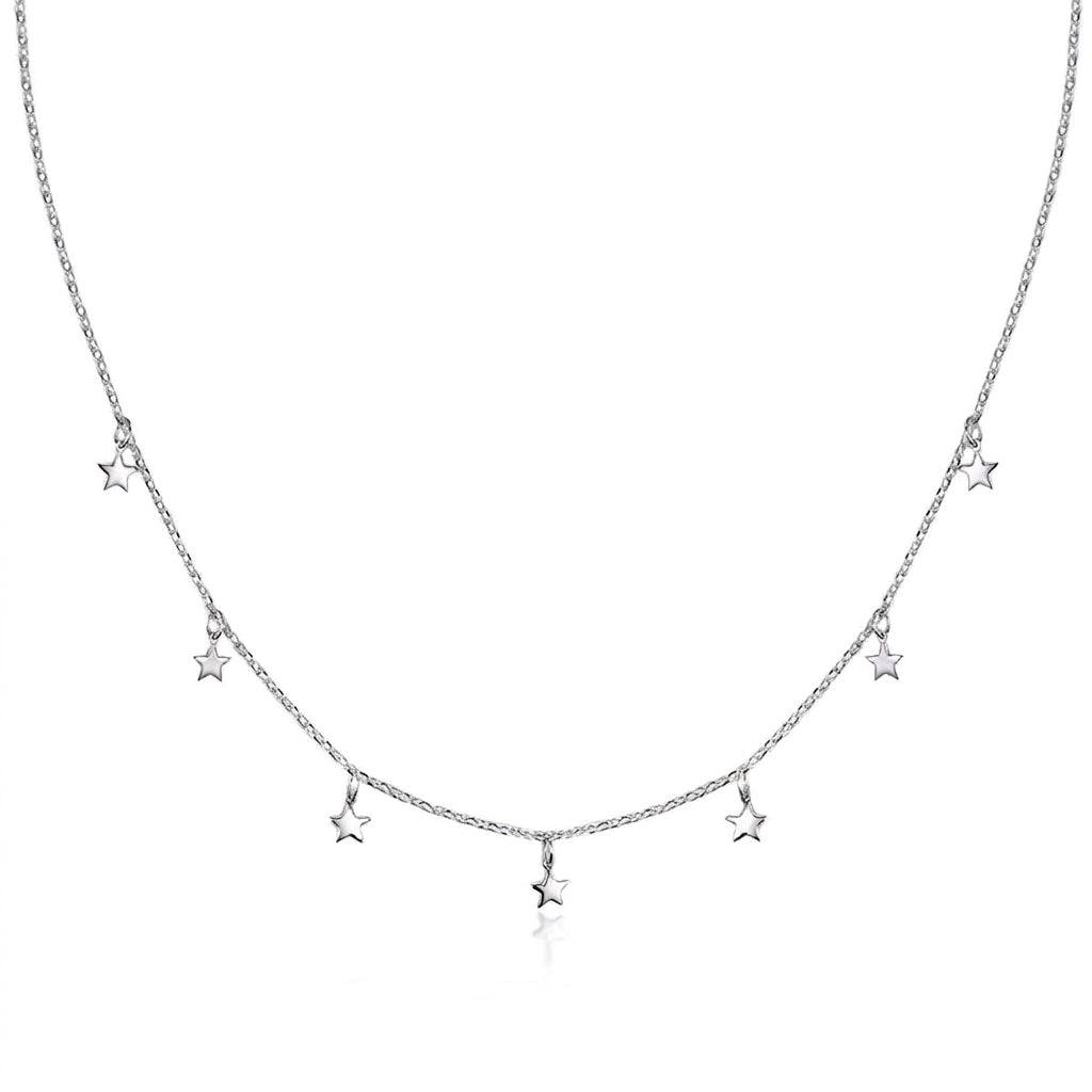 Stella Drift Silver 925 Necklace - Enhanced Studio Photo