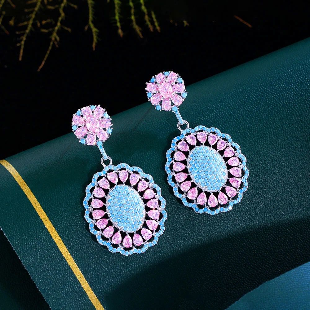 Blossom Cascade Zircon Earrings