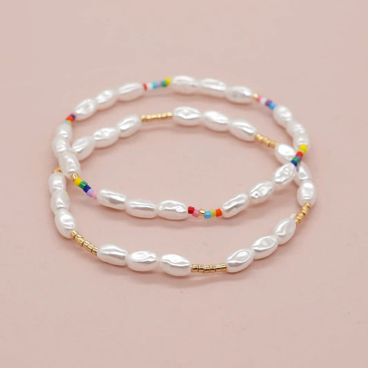 Tropical Bliss Pearl Bracelet