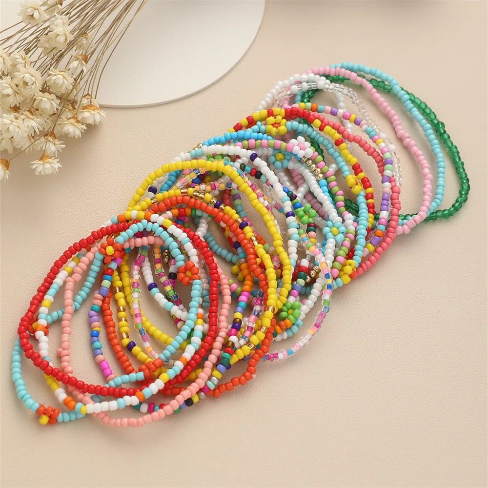 Colorful Bead Anklet