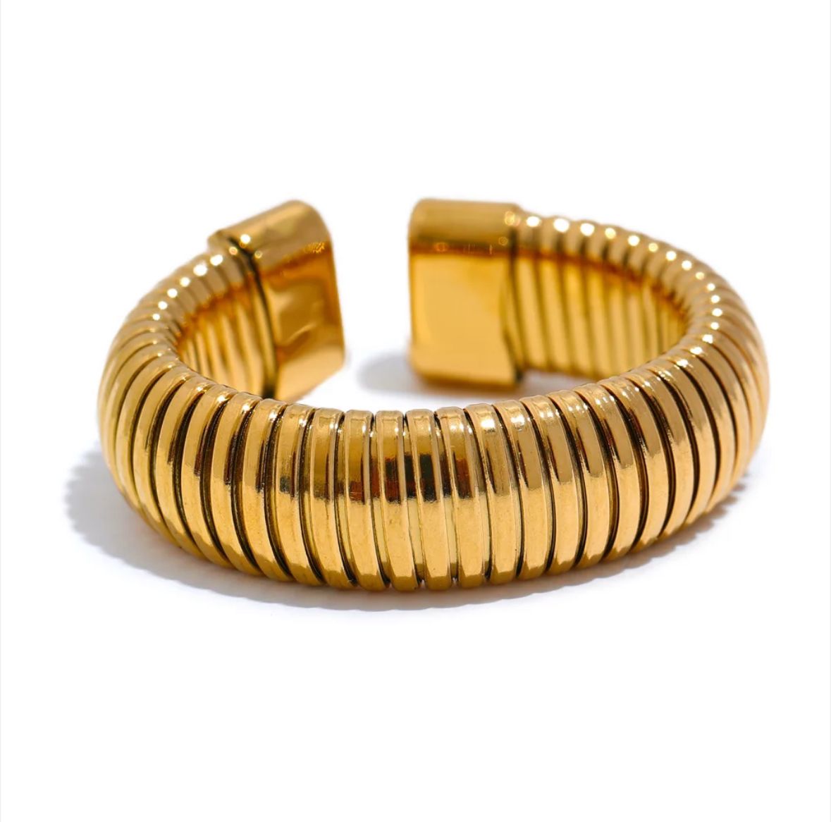 Golden Harmony Elastic Ring