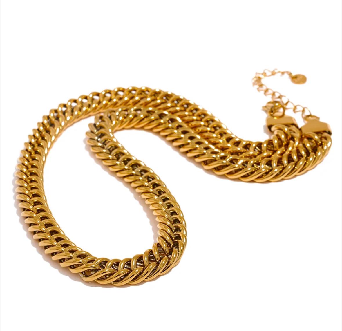 Chunky Chain Gold Necklace