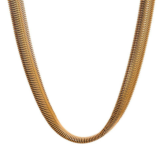 Herringbone Hip Hop Necklace